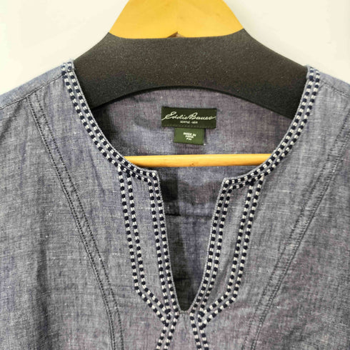 エディーバウアー Eddie Bauer プルオーバーリネンシャツ メンズ JPN:M