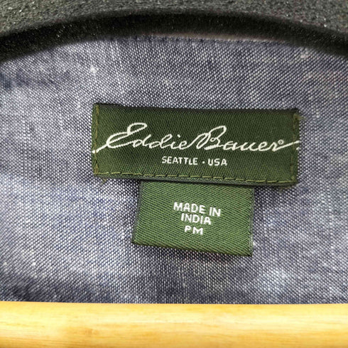 エディーバウアー Eddie Bauer プルオーバーリネンシャツ メンズ JPN:M