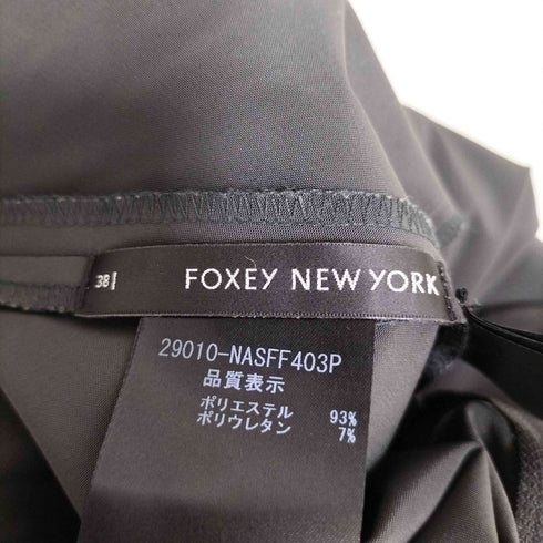 フォクシーニューヨーク FOXEY NEW YORK リボン タック スカート レディース JPN:38