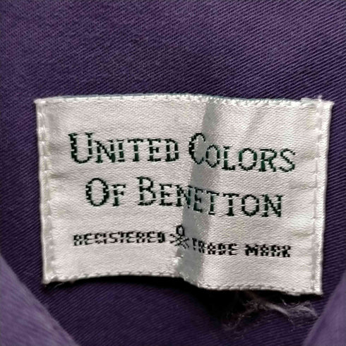 ユナイテッドカラーズオブベネトン UNITED COLORS OF BENETTON コットン半袖シャツ メンズ