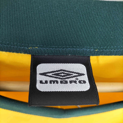 アンブロ UMBRO ロゴ プリント ナイロン L/S ゲーム シャツ 裾ジップ ナイロン パンツ セットアップ メンズ M~L