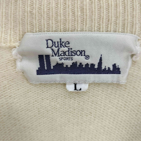 デュークマディソン DUKE MADISON カシミヤ フリーダムスリーブ ニット セーター メンズ JPN:L