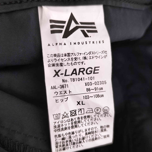 アルファインダストリーズ ALPHA INDUSTRIES M90 テーパードカーゴパンツ メンズ JPN:XL