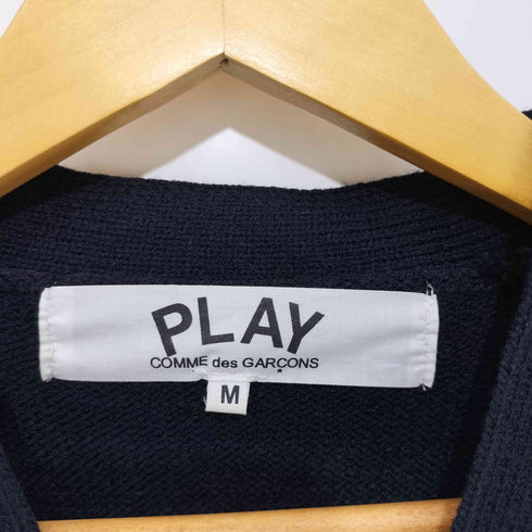 プレイコムデギャルソン PLAY COMME des GARCONS ハートロゴウールカーディガン メンズ M