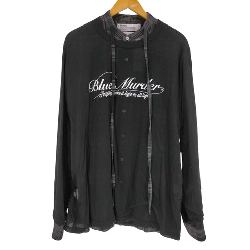 ダイリク DAIRIKU SKELTON LAYERED CHECK SHIRT メンズ JPN:L