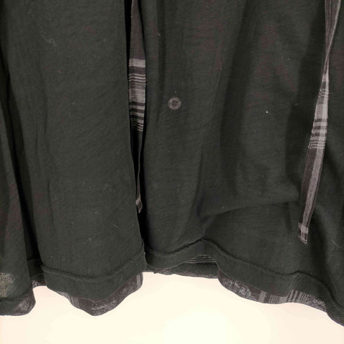 ダイリク DAIRIKU SKELTON LAYERED CHECK SHIRT メンズ JPN:L