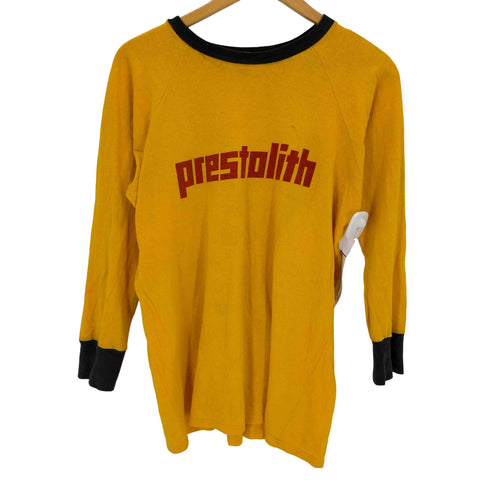 フロントプリントロングスリーブTシャツ メンズ