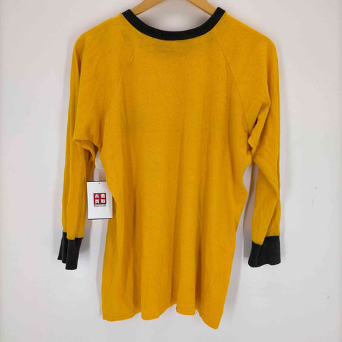 フロントプリントロングスリーブTシャツ メンズ