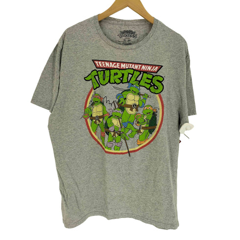 アニメキ ャラクター 亀 プリント S/S クルーネック Tシャツ メンズ import:XL