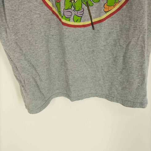 アニメキ ャラクター 亀 プリント S/S クルーネック Tシャツ メンズ import:XL