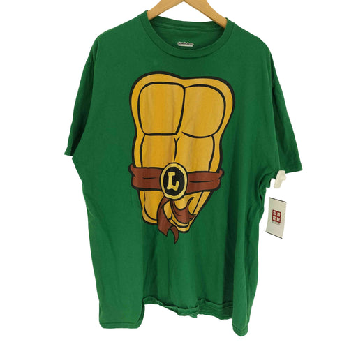 NICKELODEON アニメ キャラクター ボディ プリント S/S クルーネック Tシャツ メンズ