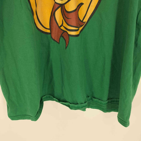 NICKELODEON アニメ キャラクター ボディ プリント S/S クルーネック Tシャツ メンズ