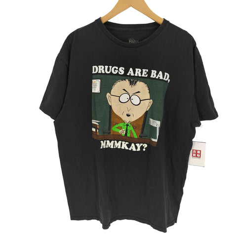 DRUGS ARE BAD キャラクター プリント S/S クルーネック Tシャツ メンズ import:XL