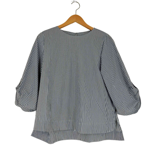 ユナイテッドアローズグリーンレーベルリラクシング UNITED ARROWS green label relaxing タック ボリュームスリーブ ブラウス マシンウォッシャブル・接触冷感 レディース