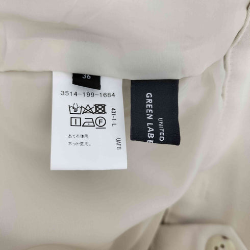 ユナイテッドアローズグリーンレーベルリラクシング UNITED ARROWS green label relaxing Greed グリード サイドタブ パンツ ウォッシャブル レディース JPN:36