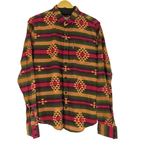 リーバイス Levis ネイティブ柄 L/S ボタンダウンシャツ メンズ JPN:M