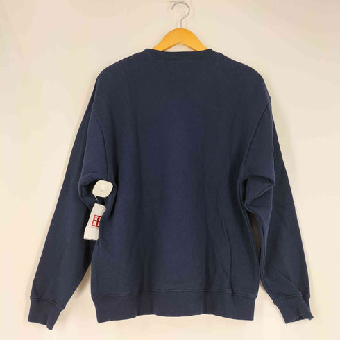 GLAZOS カレッジロゴプリント クルーネック スウェット メンズ import:L