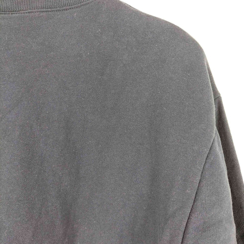 GLAZOS カレッジロゴプリント クルーネック スウェット メンズ import:L