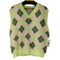ザラ ZARA Knit Argyle Sweater Vest レディース M