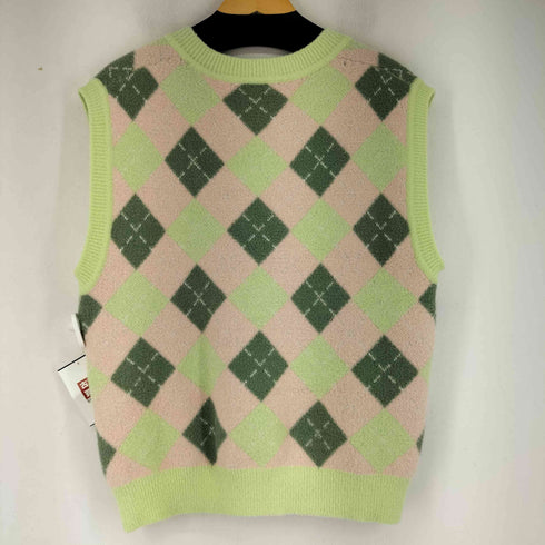 ザラ ZARA Knit Argyle Sweater Vest レディース M