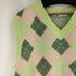 ザラ ZARA Knit Argyle Sweater Vest レディース M