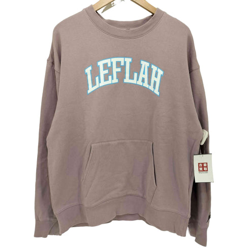 レフラー Leflah アーチロゴ クルーネックスウェット メンズ JPN:L