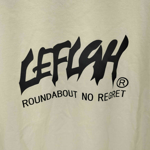レフラー Leflah ROUNDABOUT NO REGRET プリントTシャツ メンズ JPN:M