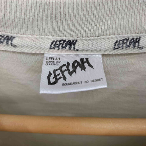 レフラー Leflah ROUNDABOUT NO REGRET 長袖プリントTシャツ メンズ JPN:M