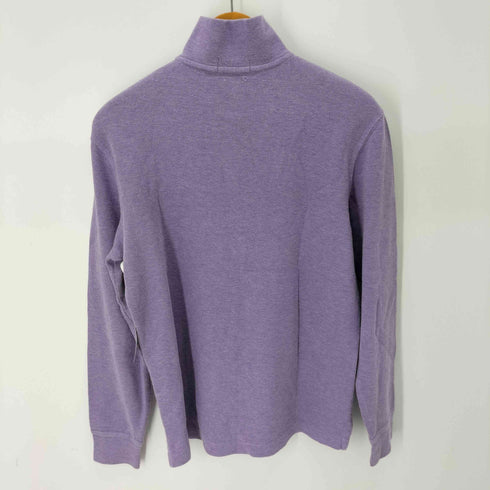 ポロラルフローレン POLO RALPH LAUREN ESTATE RIB ポニー刺繍ハーフジップニット メンズ S
