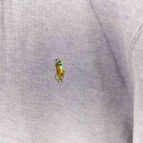 ポロラルフローレン POLO RALPH LAUREN ESTATE RIB ポニー刺繍ハーフジップニット メンズ S