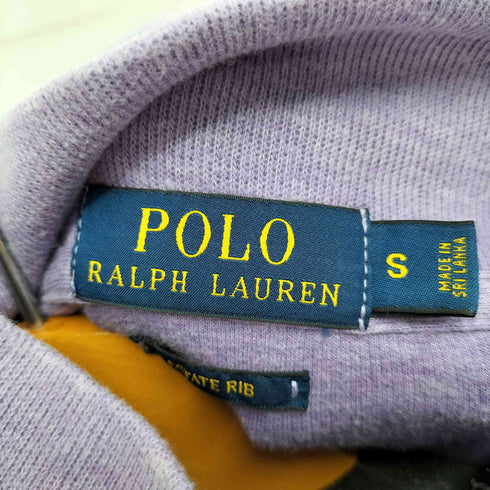 ポロラルフローレン POLO RALPH LAUREN ESTATE RIB ポニー刺繍ハーフジップニット メンズ S