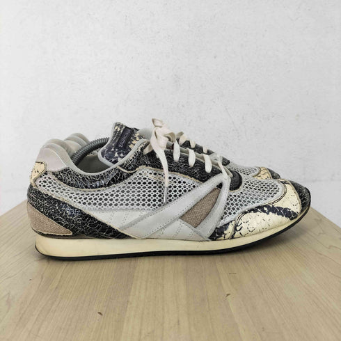 バレンシアガ BALENCIAGA archive パイソン柄 メッシュシューズ レディース
