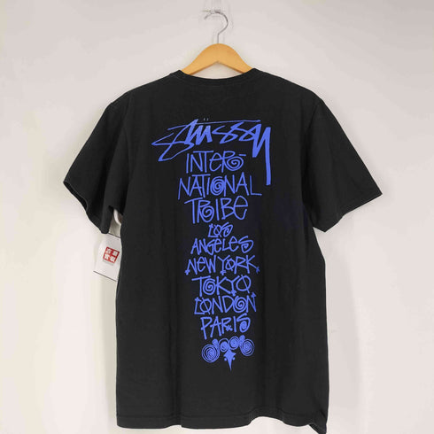 ステューシー Stussy Tribe Stack Tee 両面プリント クルーネックTシャツ メンズ import:M