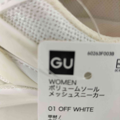 ジーユー GU ボリュームソールメッシュスニーカー レディース JPN:M