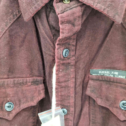 ディーゼル DIESEL コーデュロイウエスタンシャツ Regular Fit メンズ import:S