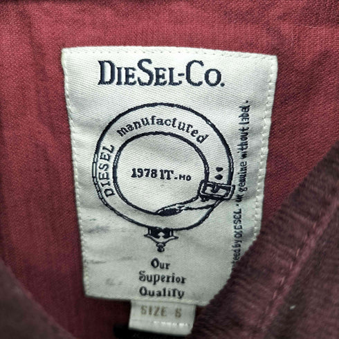 ディーゼル DIESEL コーデュロイウエスタンシャツ Regular Fit メンズ import:S