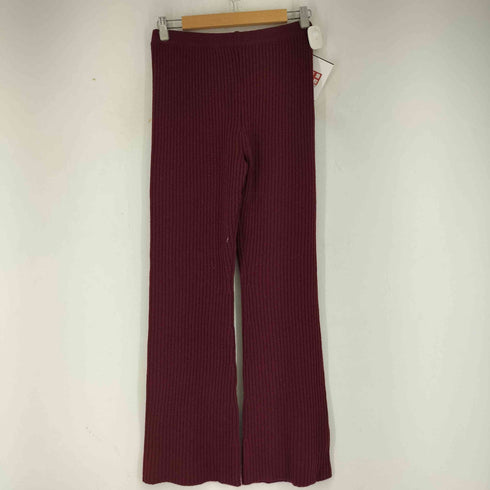 ボールジー BALLSEY ウールセーブルカシミヤ セミフレアパンツ レディース 36