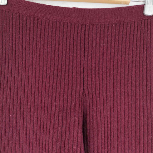 ボールジー BALLSEY ウールセーブルカシミヤ セミフレアパンツ レディース 36