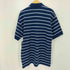 トミーヒルフィガー TOMMY HILFIGER ロゴ刺繍 ボーダーポロシャツ メンズ import:XL