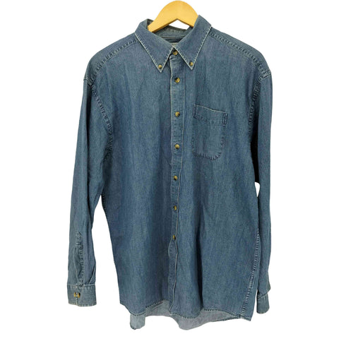 エルエルビーン L.L.Bean ボタンダウン L/Sデニムシャツ メンズ import:XL