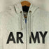ユーエスアーミー U.S. ARMY 91年製 SWEATSHIRT HOODED TALONジップ 霜降り ジップアップパーカー メンズ JPN:M