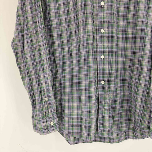 ラルフローレン RALPH LAUREN SLIM FIT チェック L/S ボタンダウンシャツ メンズ JPN:L