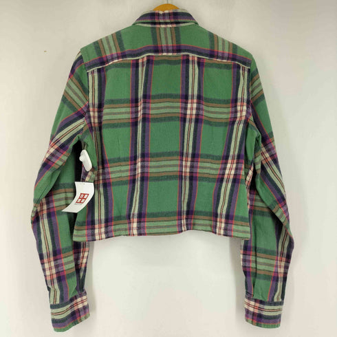 ポロラルフローレン POLO RALPH LAUREN エルボーパッチ フラップポケット ネルシャツ レディース JPN:XL