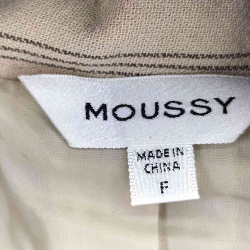 マウジー moussy BOXY SINGLE ジャケット レディース FREE