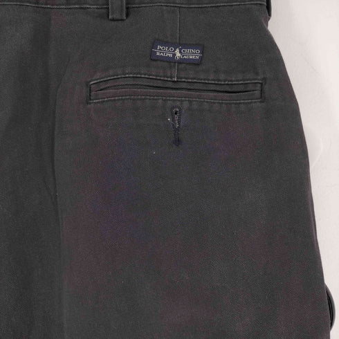 ポロラルフローレン POLO RALPH LAUREN 90s ANDREW PANT ポロチノ 2タックチノパンツ メンズ 36/30
