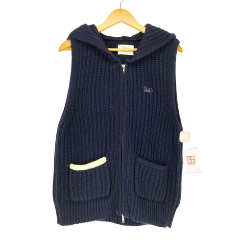 COMMON gull product かたっぽのニットフーディーベスト domestic メンズ JPN:L