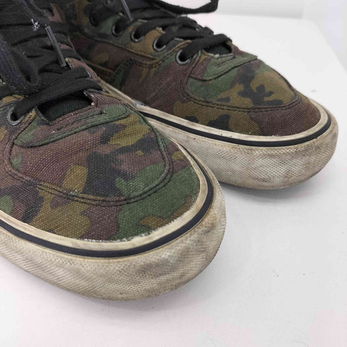 バンズ VANS ハーフキャブ 迷彩 ミドルカットスニーカー メンズ JPN:29