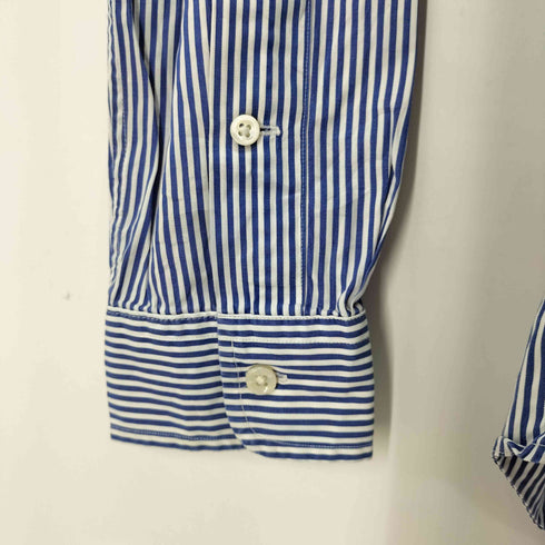 ラルフローレン RALPH LAUREN CUSTOM FIT スモールポニー刺繍 BD L/S ストライプシャツ メンズ import:M