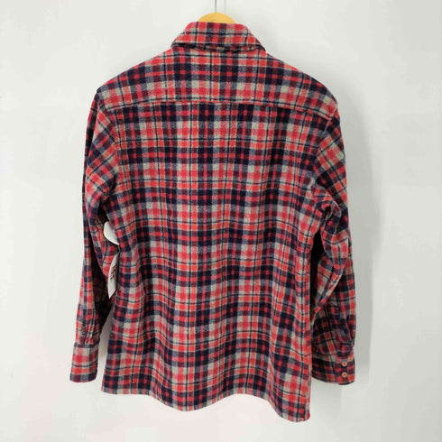 HUNTER HILL 70S ウールチェックシャツ メンズ import:XL