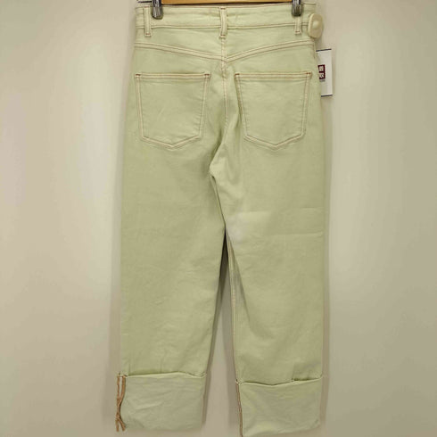 ザラ ZARA Fisherman Denim Pants フィッシャーマン ターンアップ カラー デニム パンツ レディース JPN:4